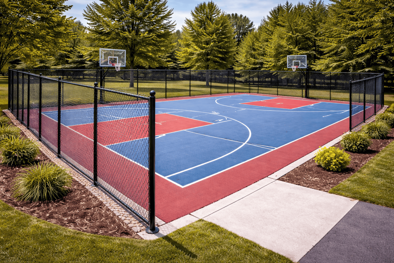 Basketball Court Fence