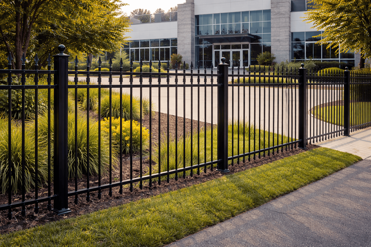 Commercial Iron Fencing
