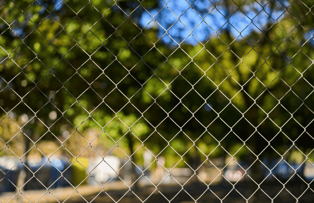 Outdoor Fence Close Up